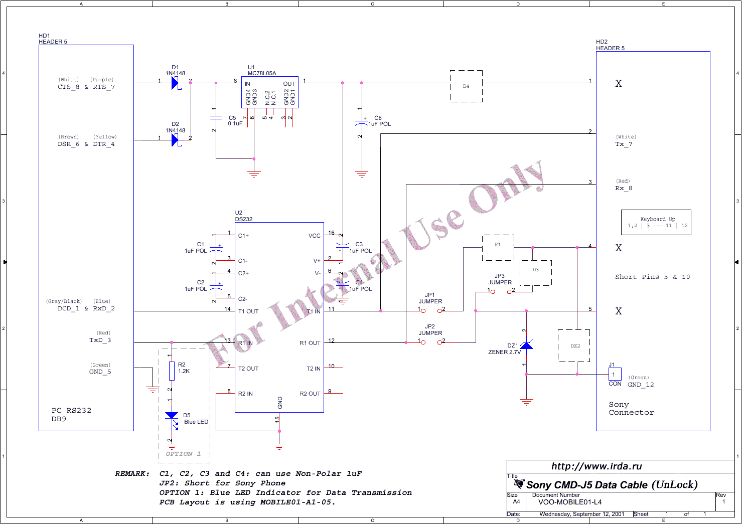 Кабель для Sony j5/j6/j70/Z7