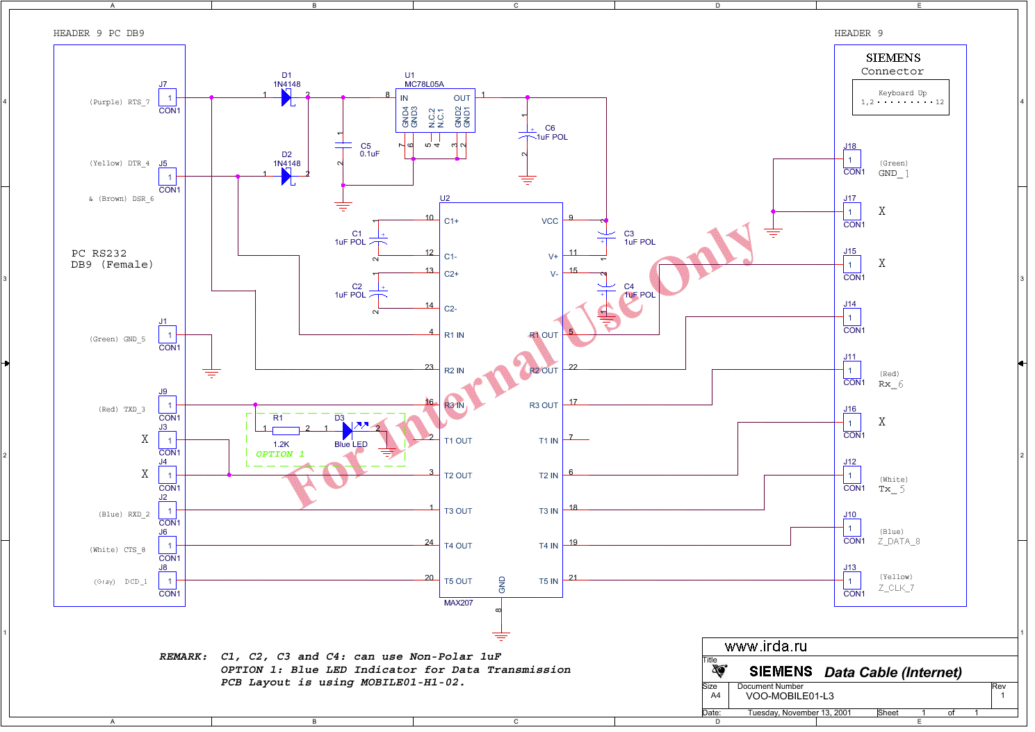 Кабель для SIEMENS - 25/35/45/50